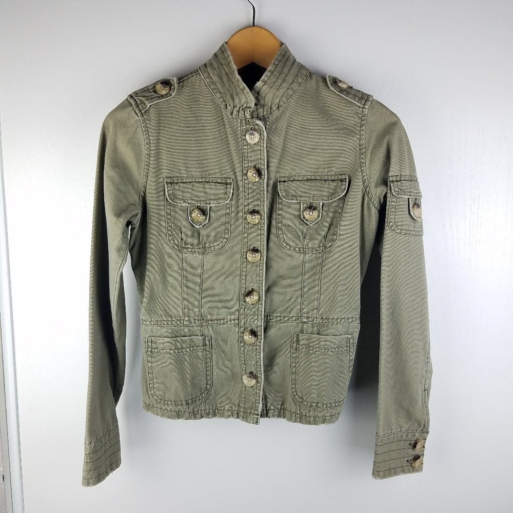 Jordache Military Green Jacket  | S 3/5